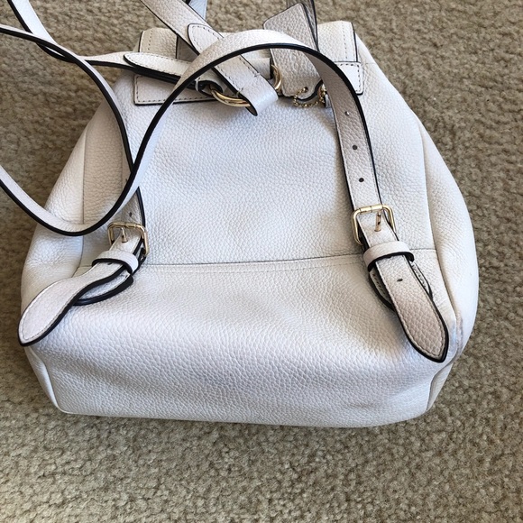 Coach Mini Billie Turnlock Chalk White Backpack - Picture 4 of 8
